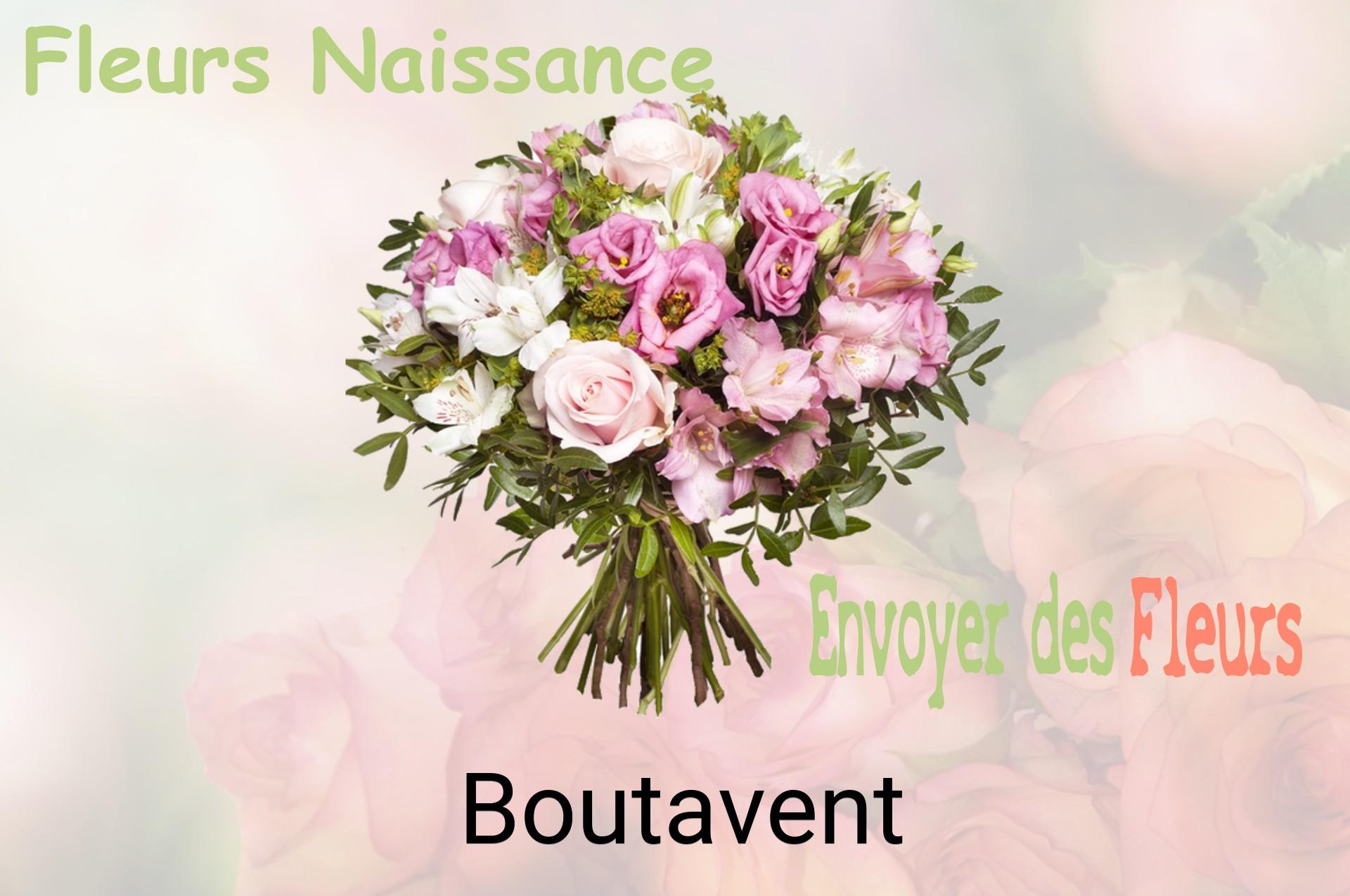 Bouquet de fleurs de naissance livré à Boutavent